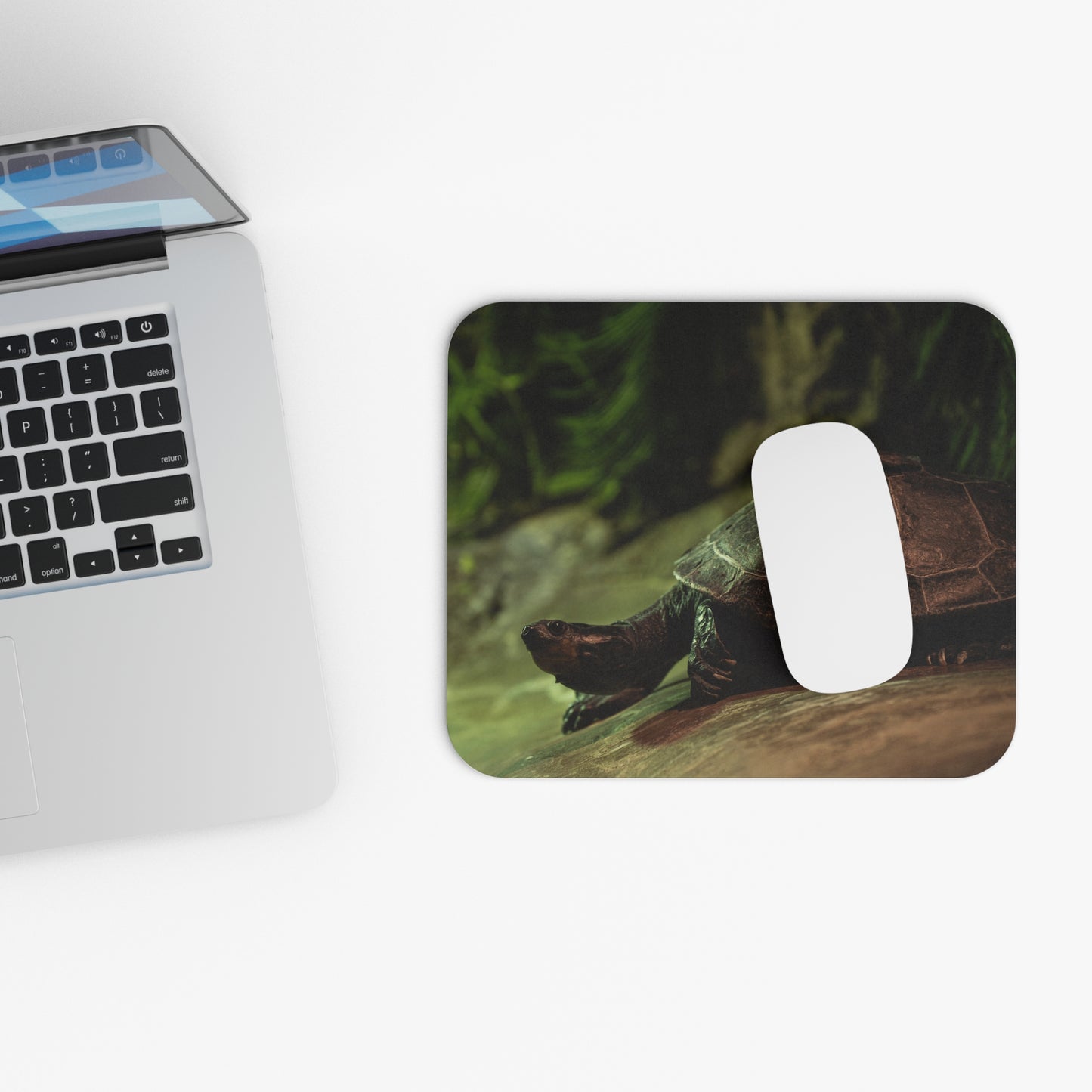 Nature-Inspired Turtle Mouse Pad, Eco-Friendly Desk Accessory, Great for Animal Lovers, Office Decor, Gift for Wildlife Enthusiasts