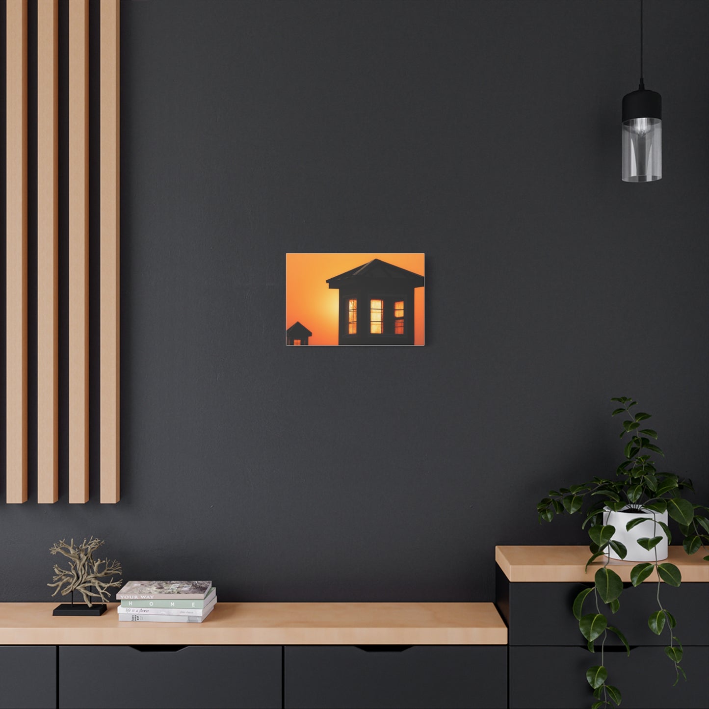 Sunset Serenity Canvas Wall Art, Home Decor, Modern Decor, Art for Living Room, Gift for Art Lovers, Sunset Photography