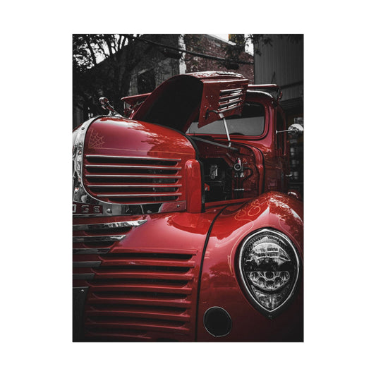 Vintage Truck Art Rolled Posters, Retro Decor for Car Lovers, Garage Wall Art, Unique Gifts for Him, Automotive Enthusiasts