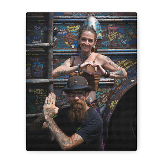 Suicide Awareness Bus- Corey and Kelly - Inspirational Wall Art