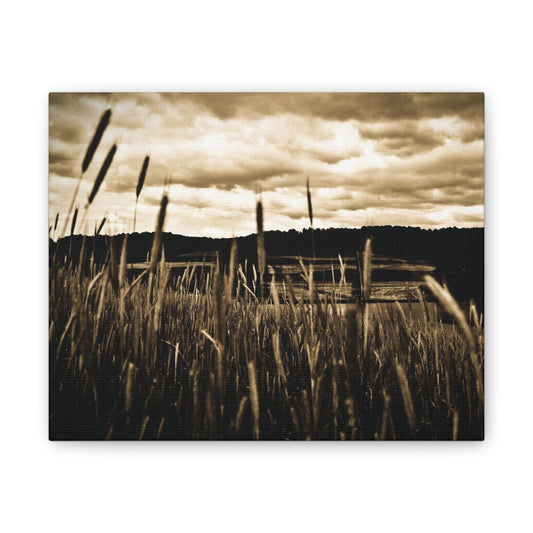 Vintage Landscape Canvas Art, Wall Decor, Home Decor, Rustic Farmhouse, Nature Print, Gift for Art Lovers