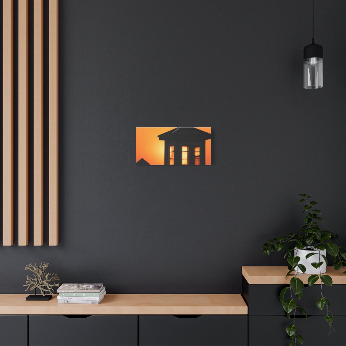 Sunset Serenity Canvas Wall Art, Home Decor, Modern Decor, Art for Living Room, Gift for Art Lovers, Sunset Photography