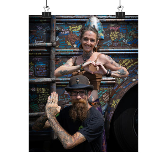 Suicide Awareness Bus Vertical Posters for Decoration and Support